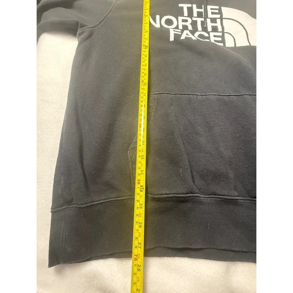 The North Face Mens Half Dome Pullover Hoodie Black White Logo Large NF0A4M4B